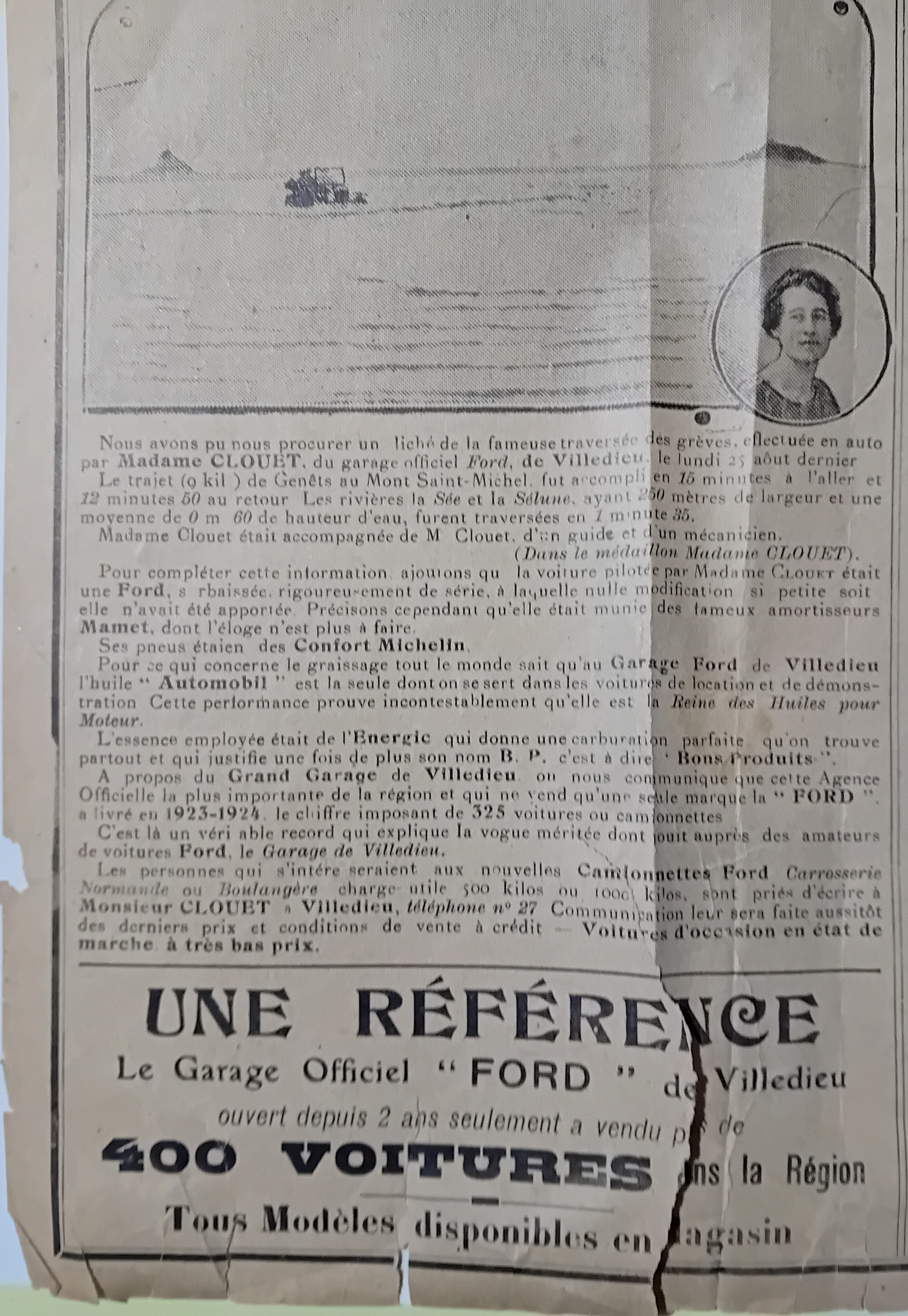 Article presse 1924 Ford T
