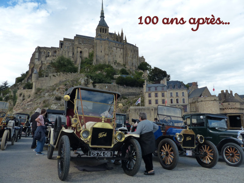 Les Ford T au Mont-Saint-Michel 2024